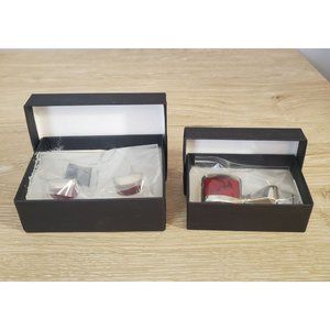 Silpada Sterling Silver Red Jewelry Set Post Earrings and Pendant Vintage Rare